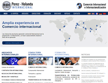 Tablet Screenshot of perezholanda.com